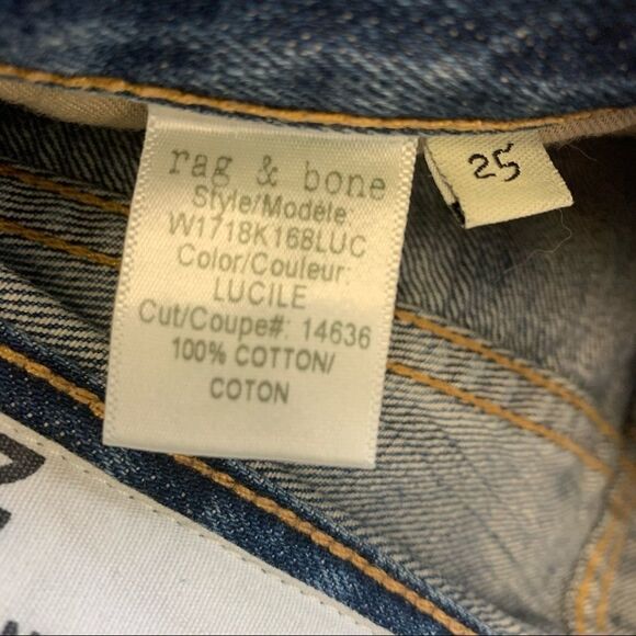 Rag & Bone denim cut off shorts size 25 - Picture 4 of 8